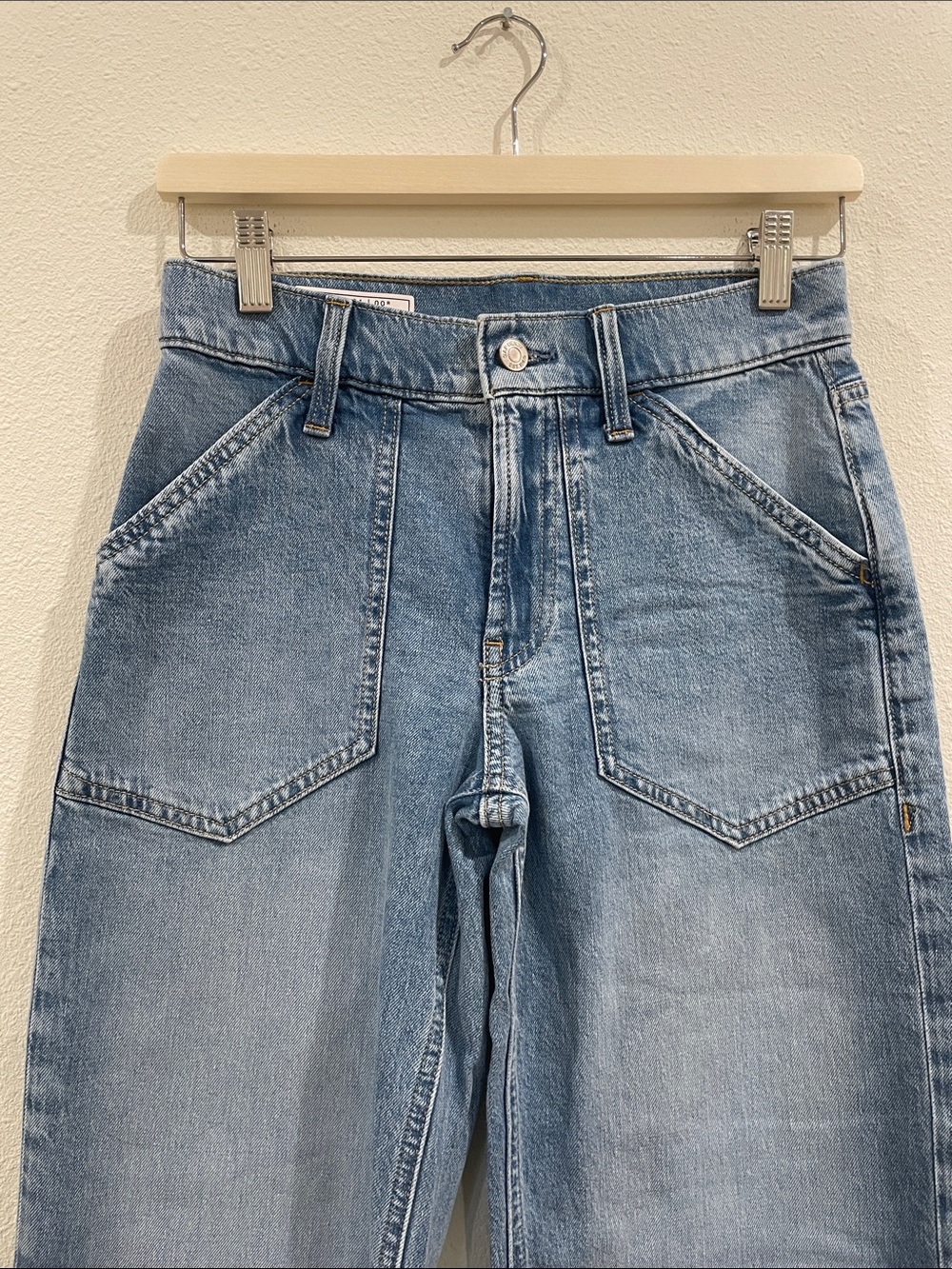 GAP The 90’s Loose Low Rise Carpenter Jeans Size 24 Baggy Relaxed Fit Classic - Picture 3 of 6